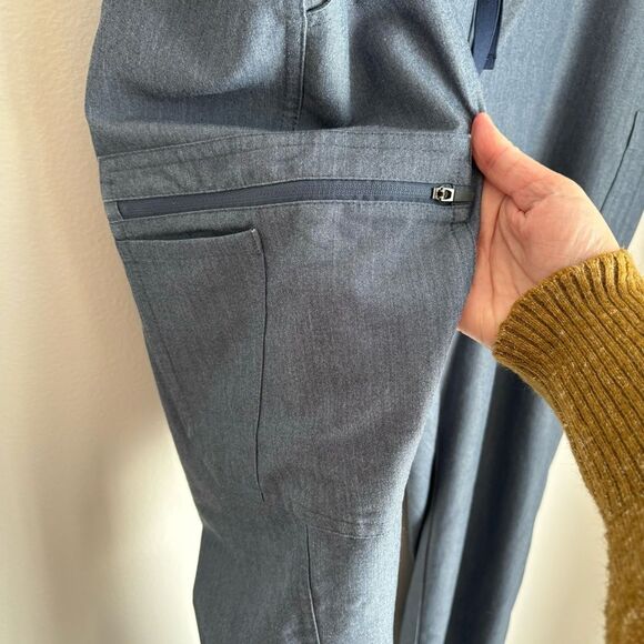 Figs Women’s  Skinny Scrub pants limited edition denim blue size XL! EUC! - Picture 8 of 14